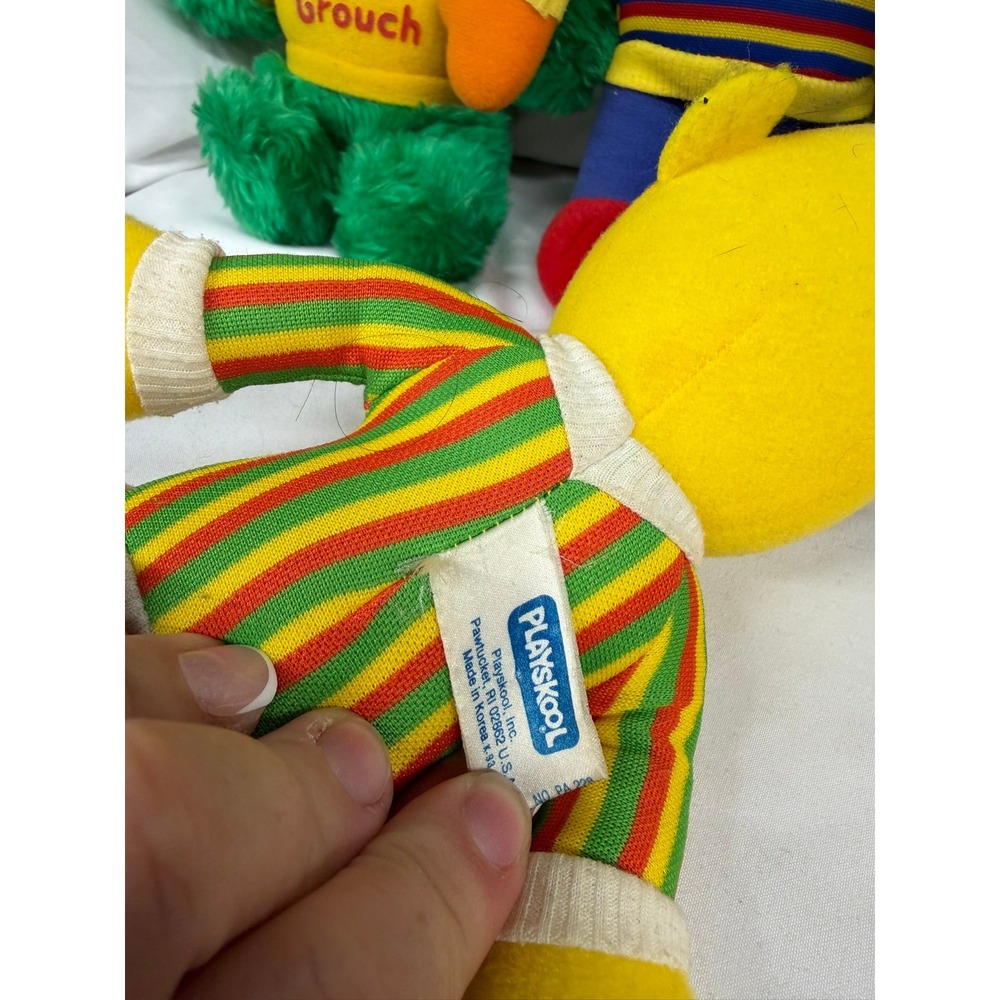 Vintage Sesame Street Plush Lot 5 Big Bird Hula Cookie Monster Bert Ernie Oscar - Picture 7 of 15